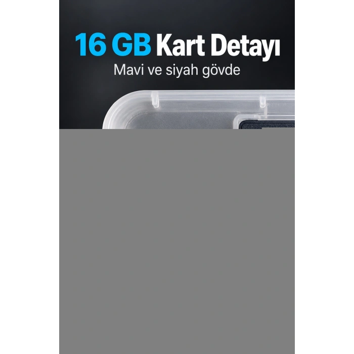 MicroSD Hafıza Kartı 16 GB Adaptörlü Set