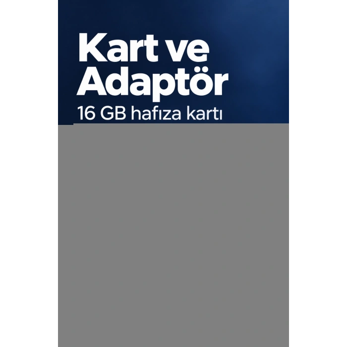 MicroSD Hafıza Kartı 16 GB Adaptörlü Set