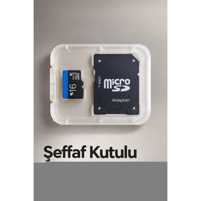 MicroSD Kart 16 GB SD Adaptör ile Birlikte