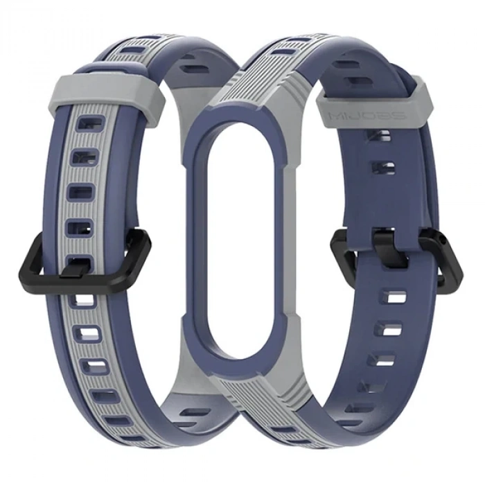 Mijobs Xiaomi Mi Band 5-4 Çift Renk Kayış Kordon