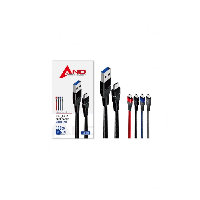 Mikro Usb Data Kablosu Samsung 2.4A -AND-250