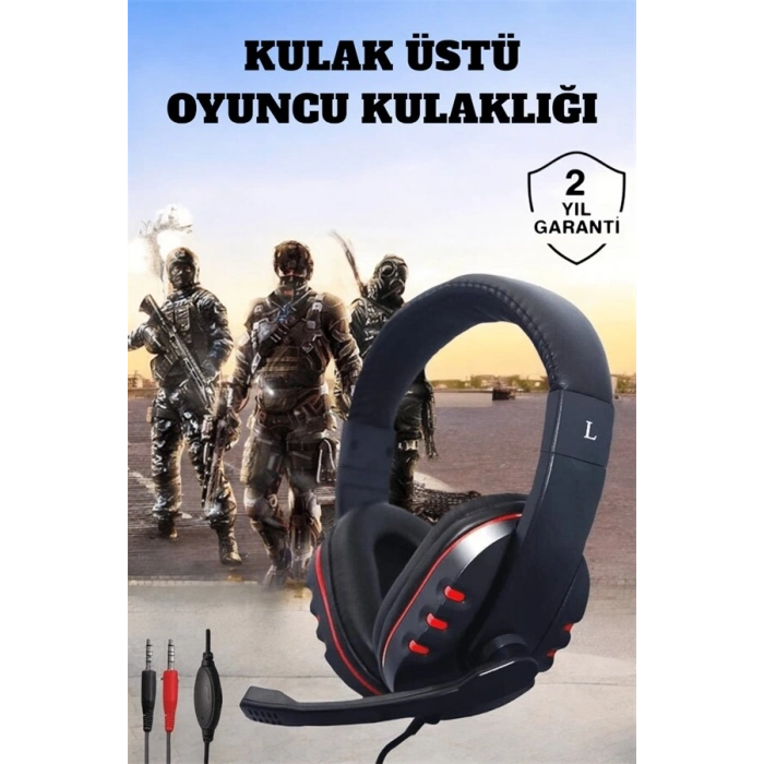 Mikrofonlu Gürültü Engelleyici Ve Dayanıklı Kulaklık: Oyun Performansınızı Zirveye Taşıyın