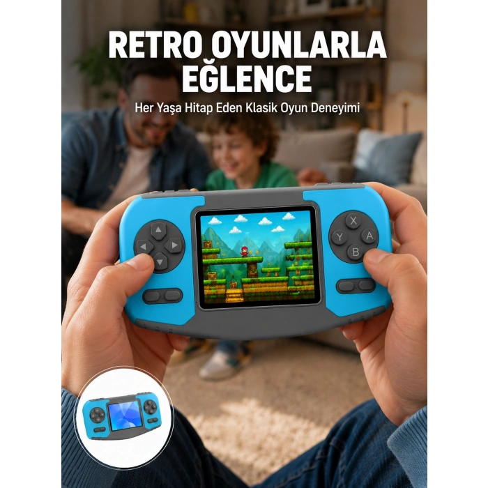 Mini Arcade Oyun Konsolu Hafif Taşınabilir Çocuk Hediyelik