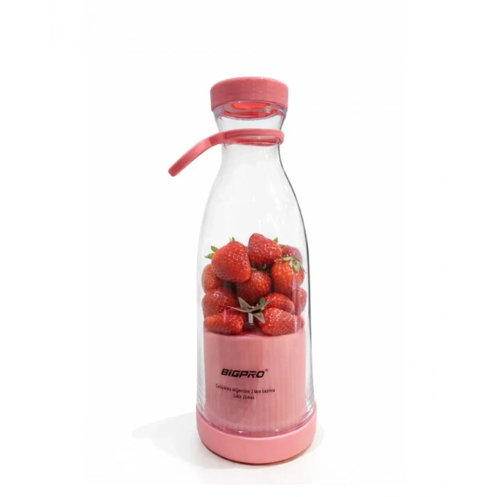 Mini Blender Usb Şarjlı Smoothie Hazırlayıcı Kolay Temizlenebilir Tasarım