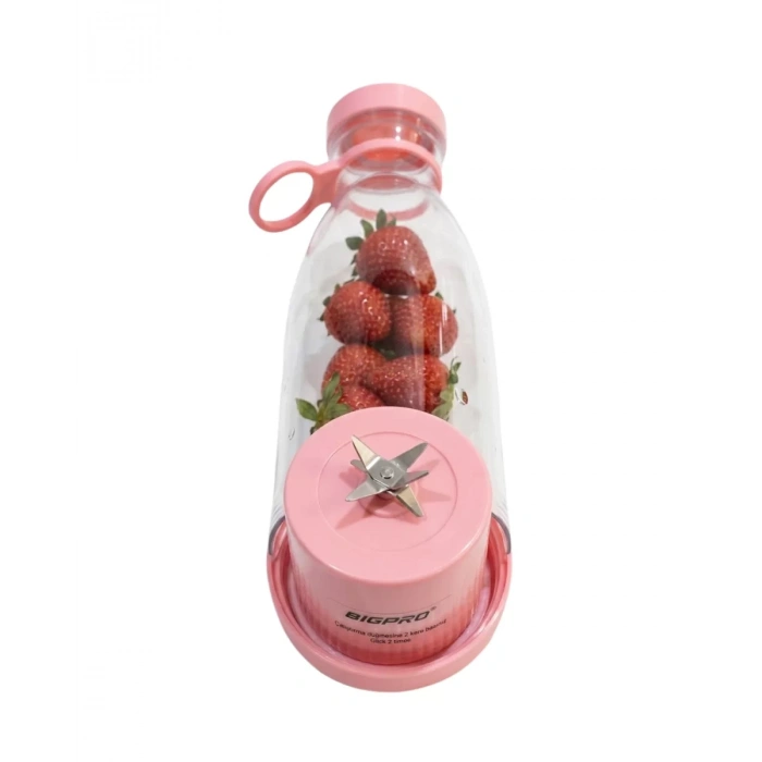 Mini Blender Usb Şarjlı Smoothie Hazırlayıcı Kolay Temizlenebilir Tasarım