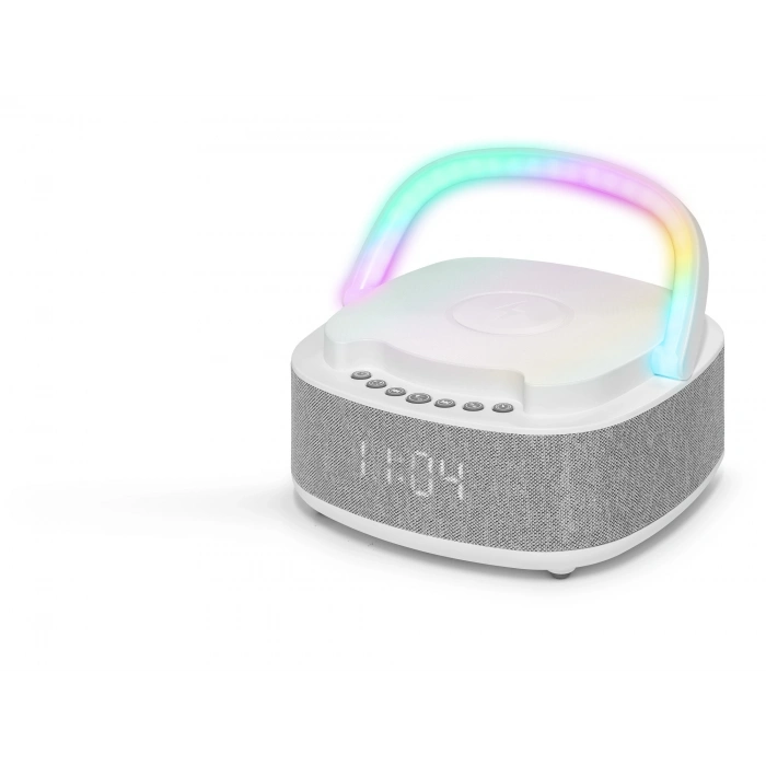 Mini Bluetooth Hoparlör Fm Rgb - Beyaz S301