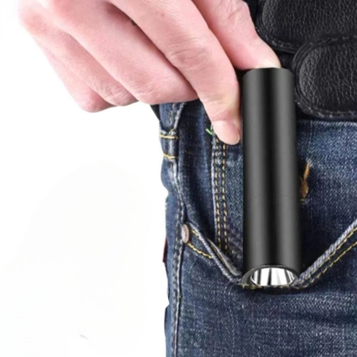 Mini Cep Boy USB İle Şarj Olan Oje Kurutucu Sahte Para Kontol LED UV Mor Işık El Feneri (4887)