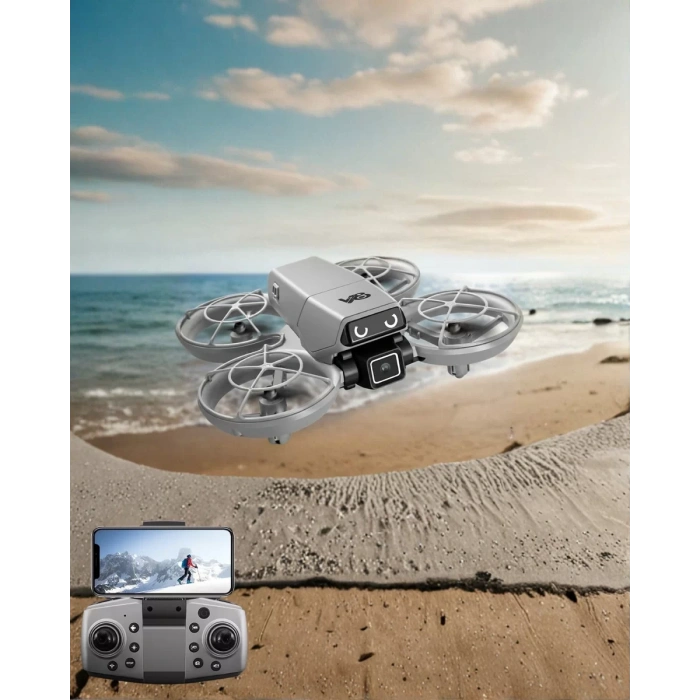 Mini Drone Fotoğraf Ve Video Çekimli Optical Hover Sistemli