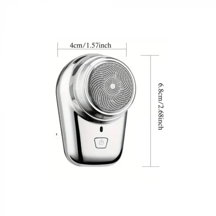 Mini Shaver Sıfır Sakal Taşınabilir Şarjlı Tıraş Makinesi IPX6 Korumalı  (4887)