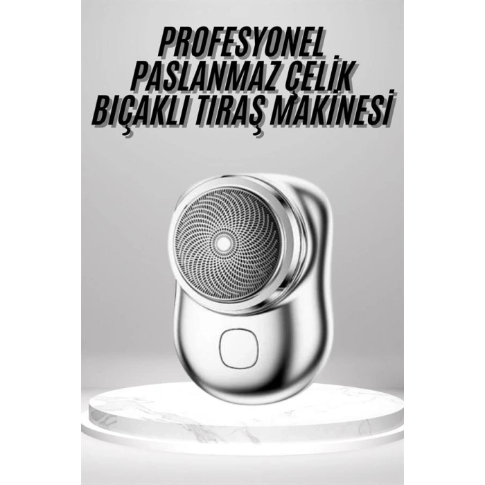 Mini Sıfır Sakal Yanak Tıraş Makinesi Usb Şarjlı Sıfır Sakal Taşınabilir Korumalı