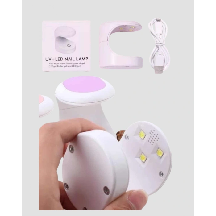 Mini Tırnak Kurutucu – Hızlı Kurutma İçin Uvled Işık Teknolojisi