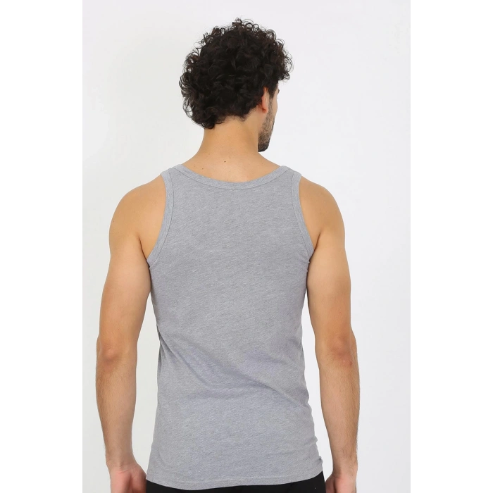 MİRAY- Erkek Gri Ribana Atlet