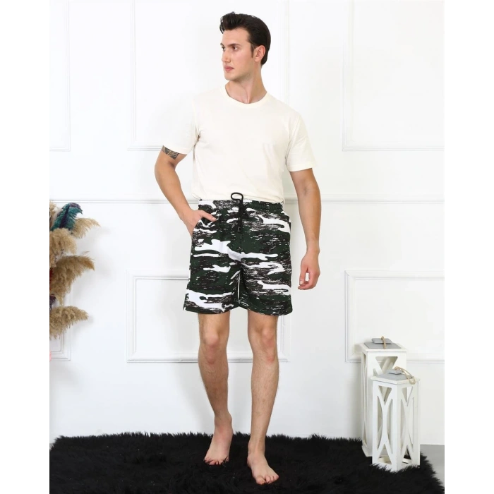 MİRAY- Erkek Lakost Siyah Şort