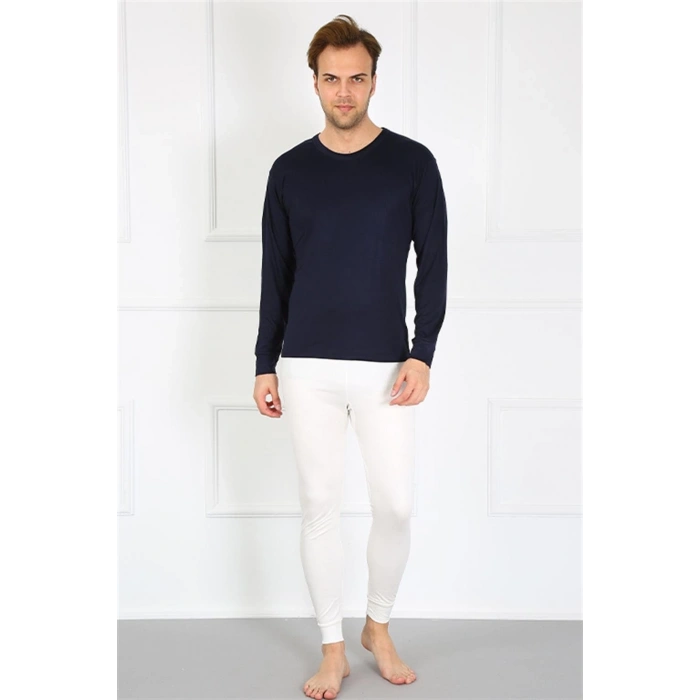 MİRAY- Erkek Pamuk Beyaz Tek Alt İçlik