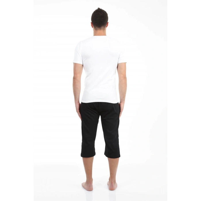 MİRAY- Erkek Pamuk Kapri Siyah