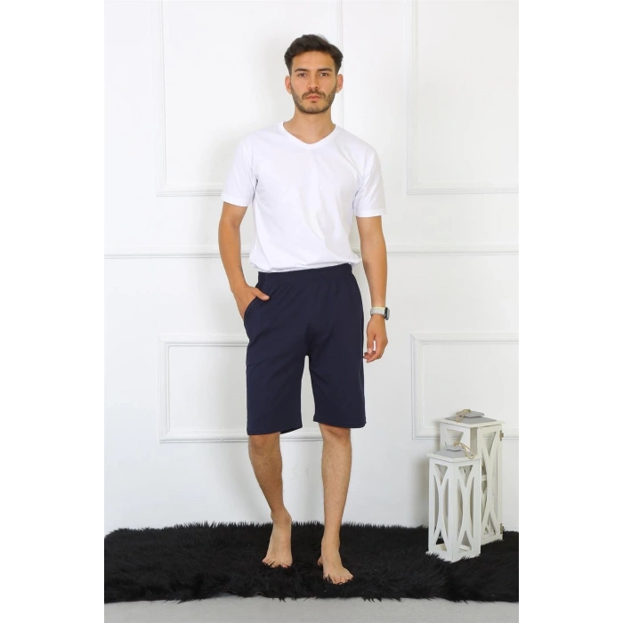 MİRAY- Erkek Pamuk Lacivert Kapri