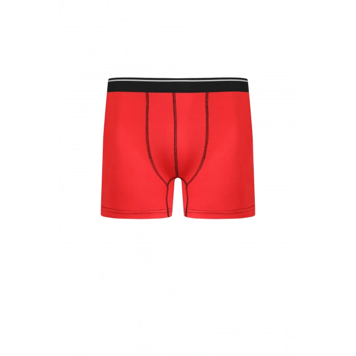 MİRAY- Erkek Pamuk Likralı Boxer Kırmızı