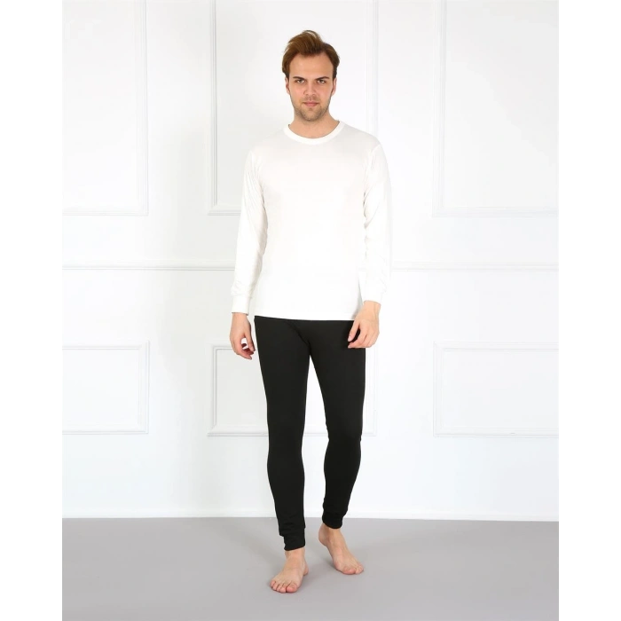 MİRAY- Erkek Pamuk Siyah Tek Alt İçlik