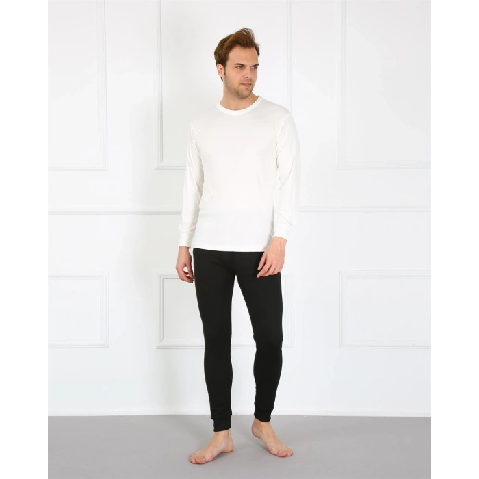 MİRAY- Erkek Pamuk Siyah Tek Alt İçlik