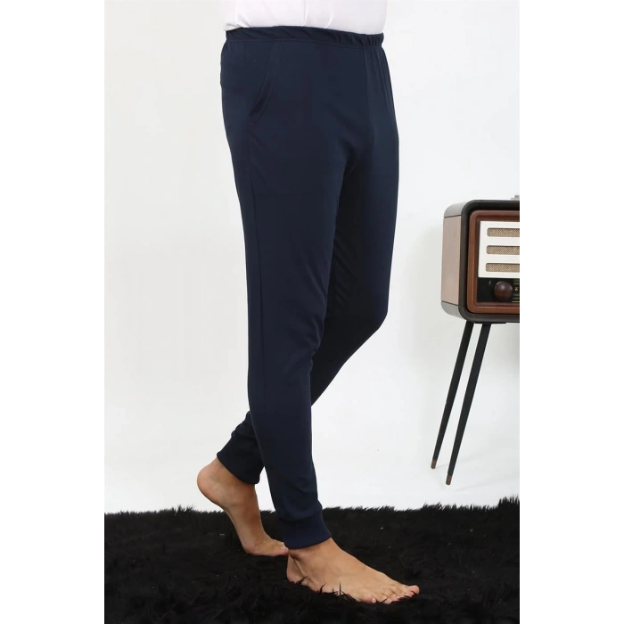 MİRAY- Erkek Pamuk Tek Alt Pijama Lacivert