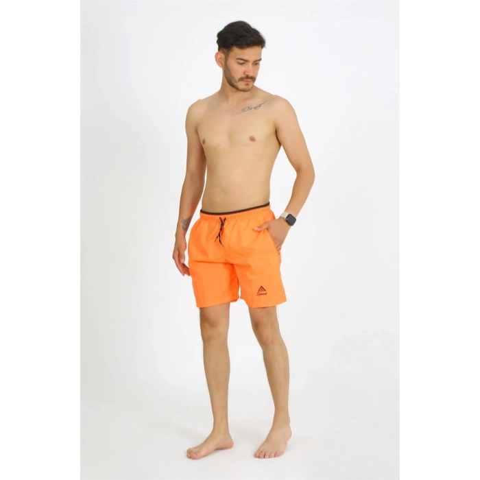 MİRAY- Erkek Turuncu Deniz Şortu