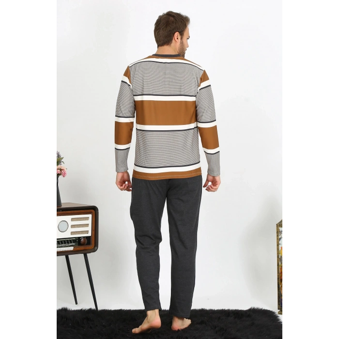 MİRAY- Erkek Uzun Kol Penye Pijama Takım