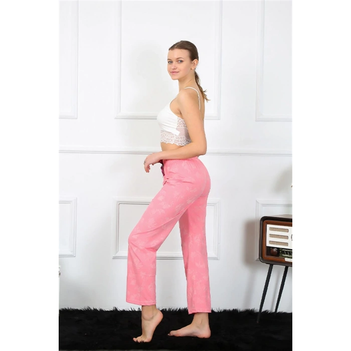 MİRAY- Kadın Pamuklu Alt Pijama Pembe