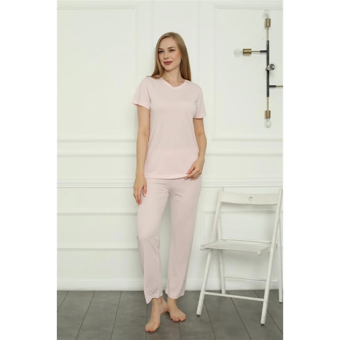 MİRAY- Kadın Penye Pijama Takım Pembe