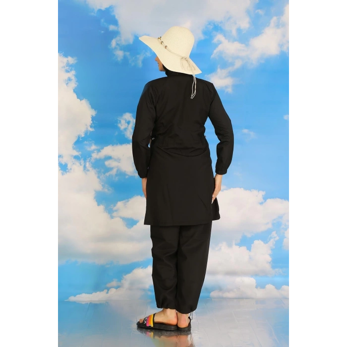 MİRAY- Kadın Tam Tesettür Mayo Siyah