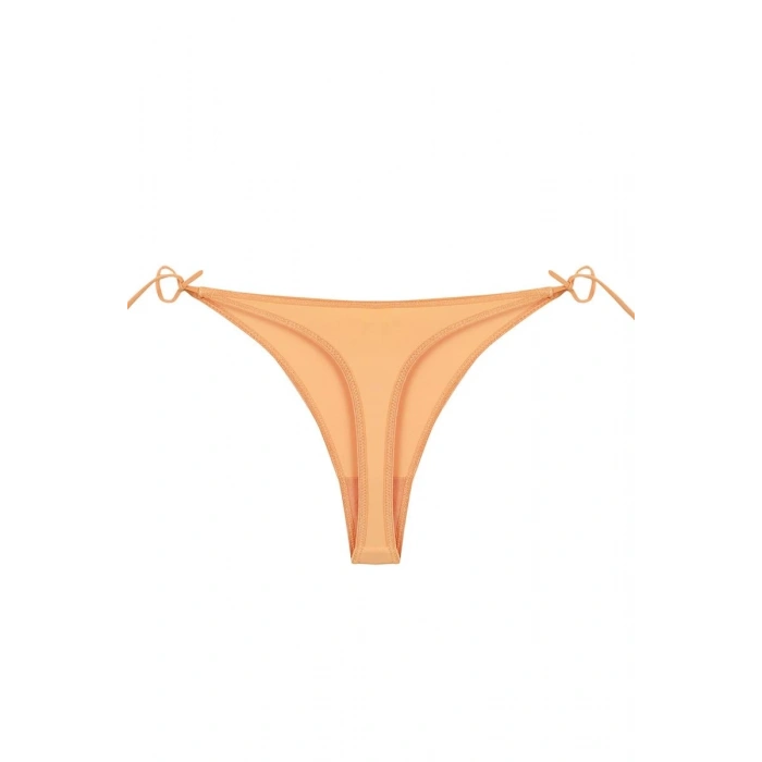MİRAY- Kadın Turuncu Yandan Bağlamalı 2li Tanga Slip