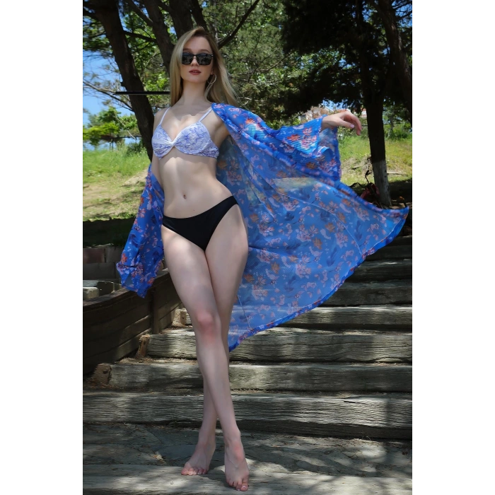 MİRAY- Kadın Yarım Destekli Alt Üst Bikini Takım Ekru