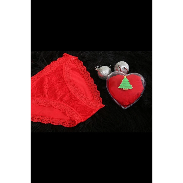 MİRAY- Kadın Yılbaşı Kırmızı Slip