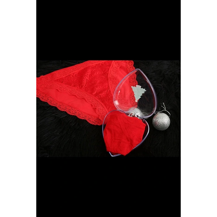 MİRAY- Kadın Yılbaşı Kırmızı Slip