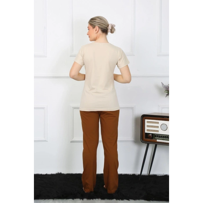 MİRAY- Kısa Kol Penye Pijama Takımı