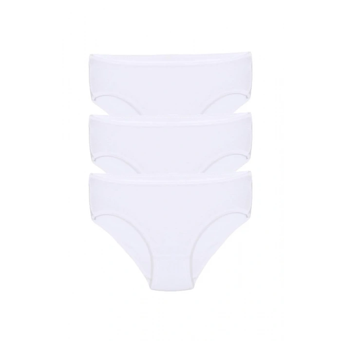 MİRAY- Kız Çocuk 3lü Beyaz Külot