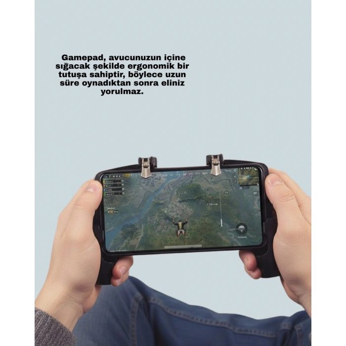 Mobil Fps Oyunlar İçin Dört Parmak Uyumlu Gamepad