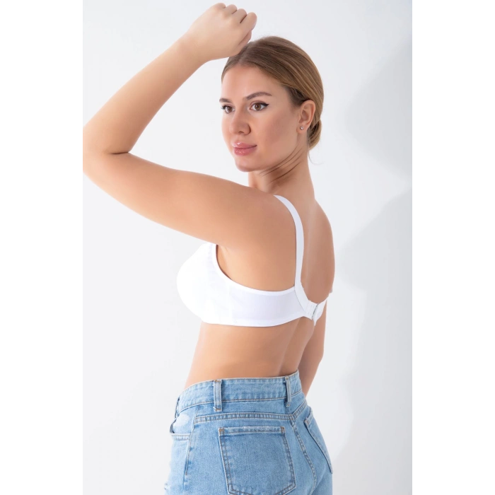 MARSİLYAN- Beyaz Dikişsiz Toparlayıcı Sütyen - 501