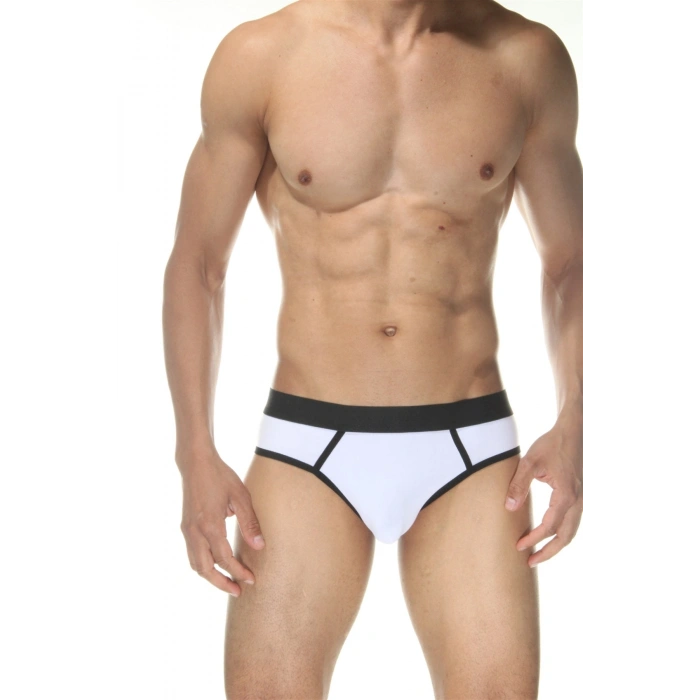 MODLİVE Beyaz Jockstrap Erkek İç Giyim