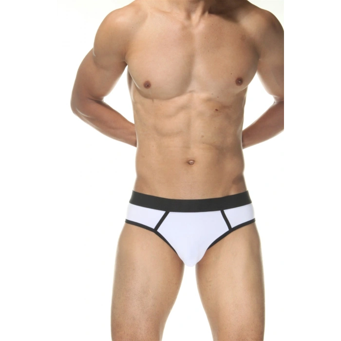MODLİVE Beyaz Jockstrap Erkek İç Giyim