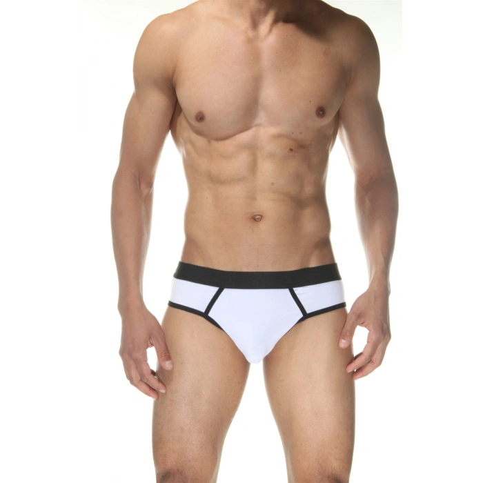 MODLİVE Beyaz Jockstrap Fantezi İç Giyim