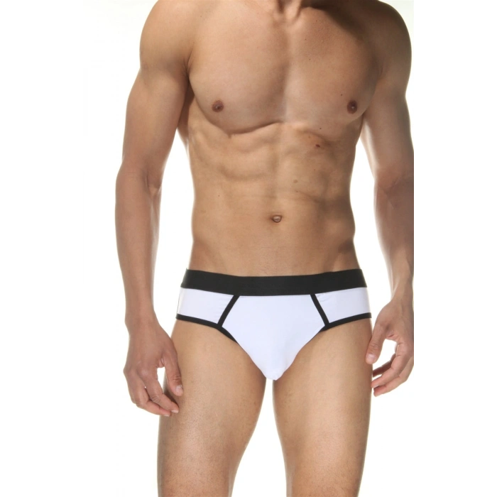 MODLİVE Beyaz Jockstrap Fantezi İç Giyim