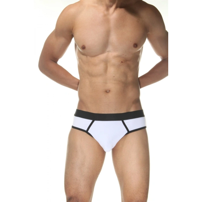 MODLİVE Beyaz Jockstrap Fantezi İç Giyim