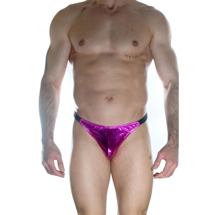 MODLİVE Erkek Arkası Fuşya Büzgülü Brazillian Slip