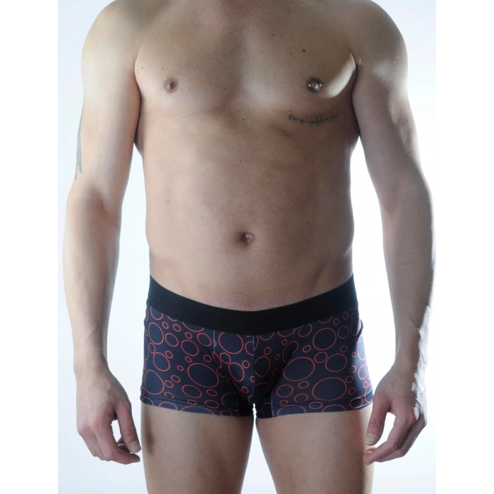 MODLİVE Erkek Daire Desenli Boxer