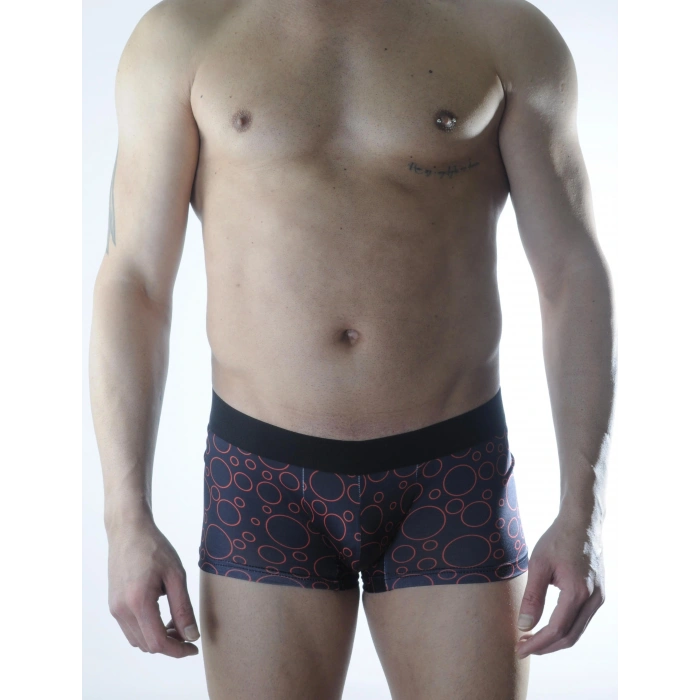 MODLİVE Erkek Daire Desenli Boxer