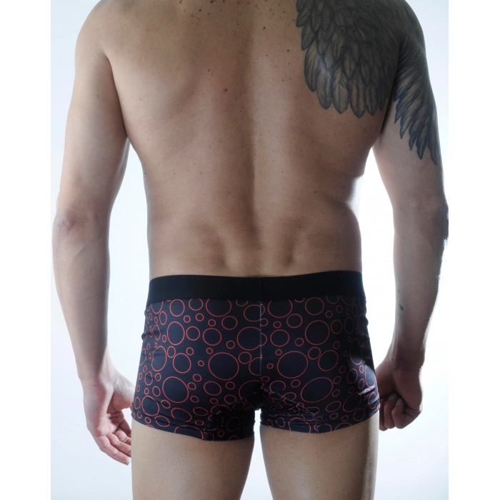 MODLİVE Erkek Daire Desenli Boxer