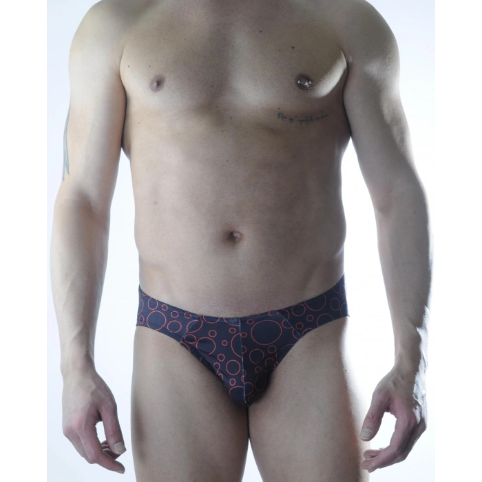 MODLİVE Erkek Daire Desenli Fantezi Jockstrap