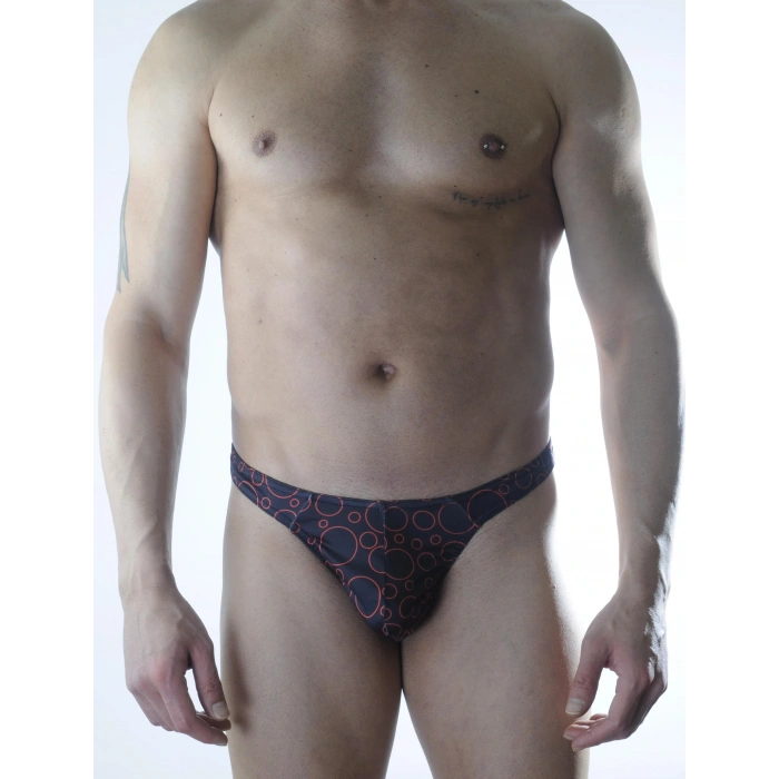 MODLİVE Erkek Daire Desenli Tanga İç Çamaşırı