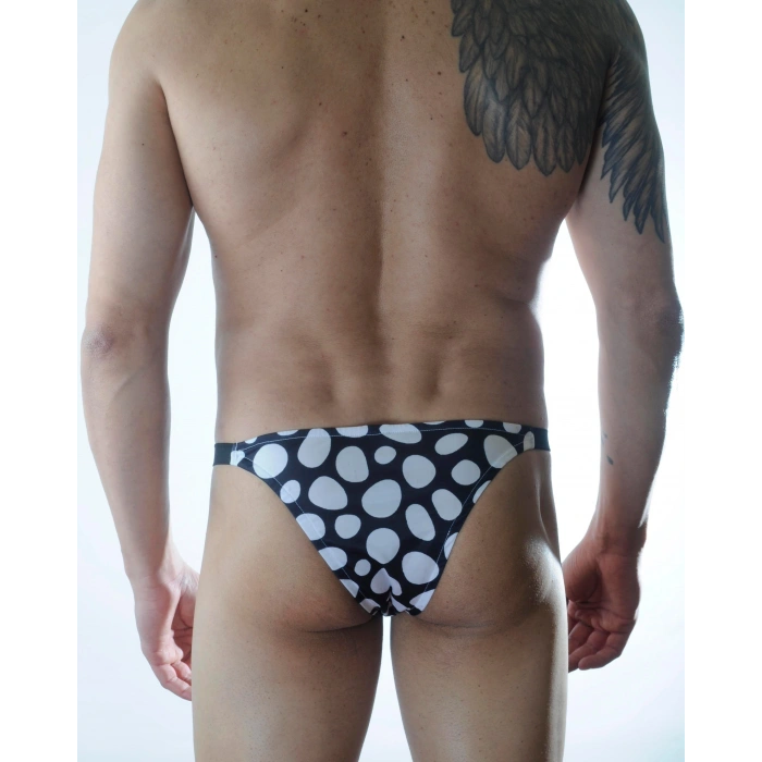 MODLİVE Erkek Desenli Brazillian Slip İç Çamaşırı