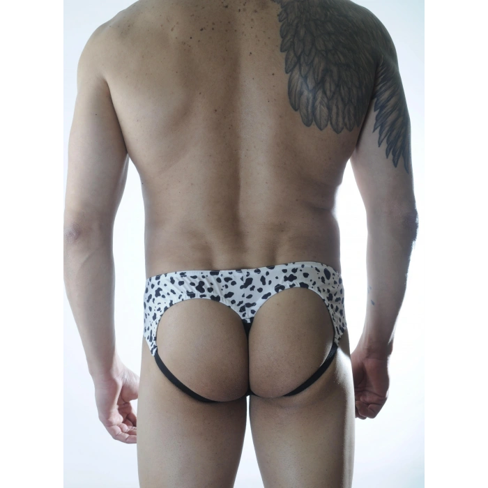 MODLİVE Erkek Desenli Fantezi Jockstrap